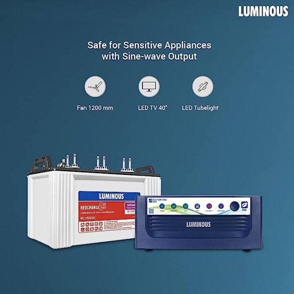 R.P Luminous Inverter & Battery Combo3